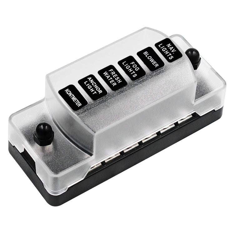 CS-979A1 FB1903 1 In 1 Out 6 Ways No Distinction Positive Negative Fuse Box without Fuse for Auto...