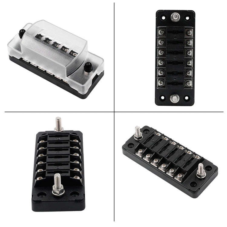 CS-979A1 FB1903 1 In 1 Out 6 Ways No Distinction Positive Negative Fuse Box without Fuse for Auto...