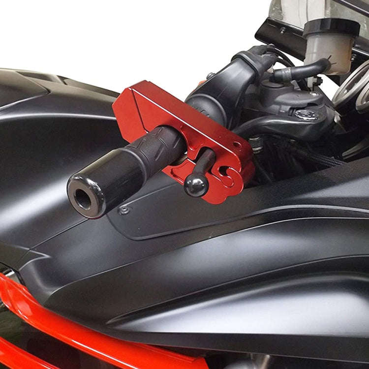 Motorcycle Aluminum Alloy Throttle Handle Lock (Blue)