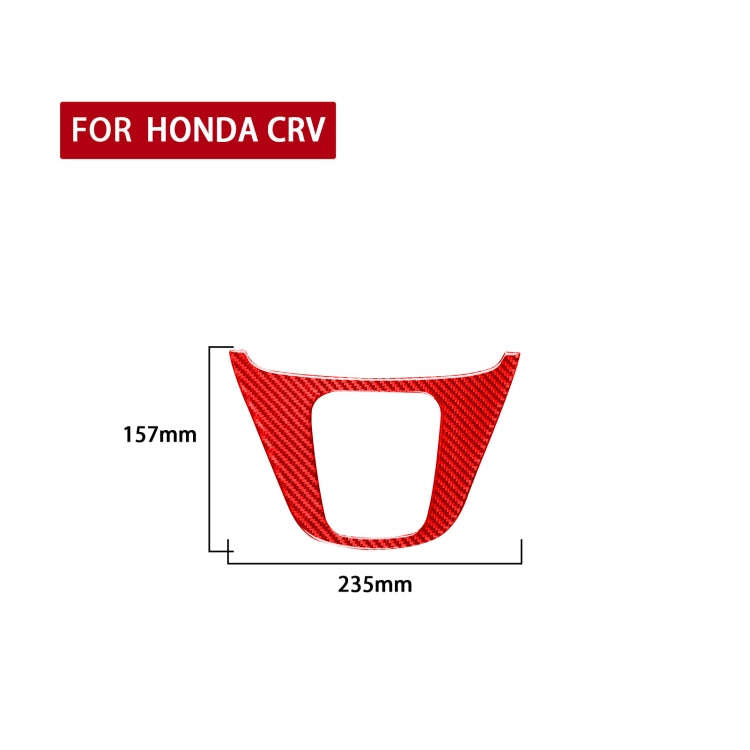 For Honda CRV 2007-2011 Carbon Fiber Car Gear Panel Frame Decorative Sticker,Left and Right Drive...