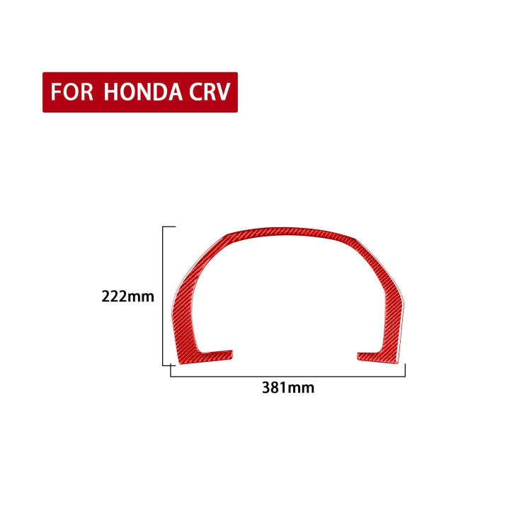 For Honda CRV 2007-2011 Carbon Fiber Car Dashboard Frame Decorative Sticker,Left and Right Drive ...