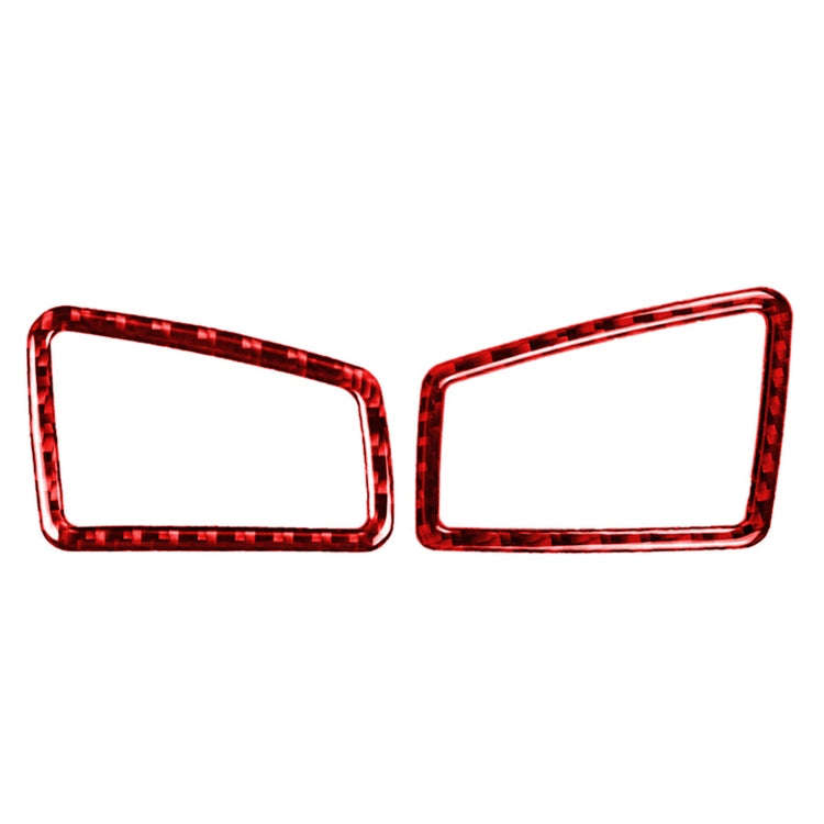 2 PCS Set for BMW 3 Series E90 Carbon Fiber Car Instrument Air Outlet Decorative Sticker,Left Dri...
