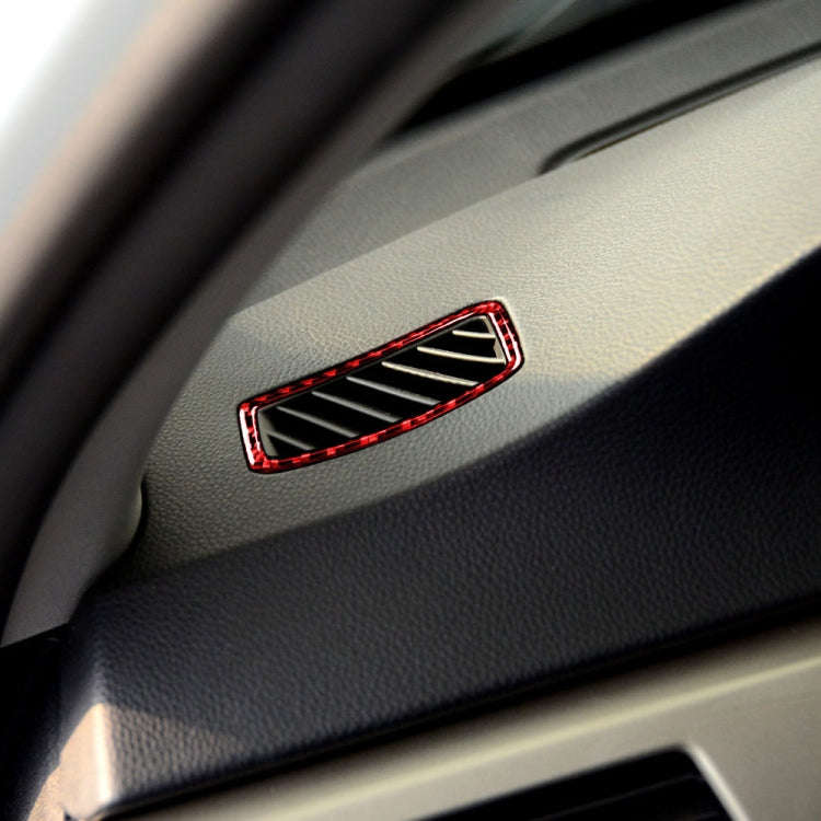 2 PCS Set for BMW 3 Series E90 Carbon Fiber Car Instrument Air Outlet Decorative Sticker,Left Dri...