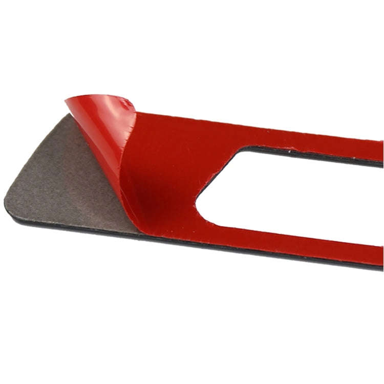 For BMW 3 Series E90 CarBon Fiber Car Water Cup Strip Decorative Sticker,Left Drive(Red)