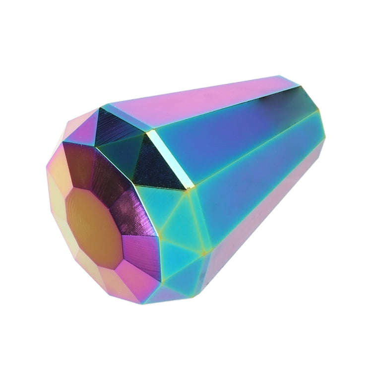 Universal Car Colorful Diamond Shape Metal Gear Shift Knob