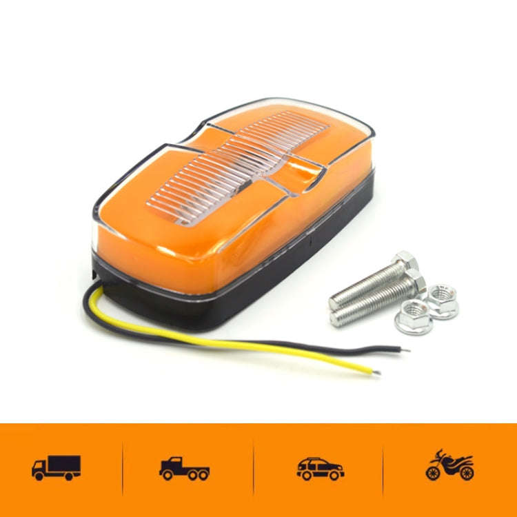 2 PCS MK-190 Truck LED Side Marker Light (White Light)