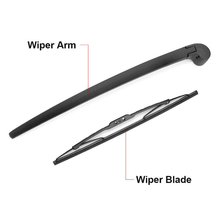JH-AD06 For Audi A6 Avant 2005-2008 Car Rear Windshield Wiper Arm Blade Assembly 4F9 955 407