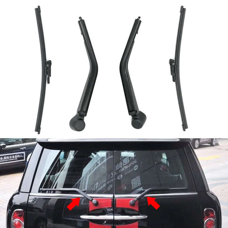 JH-MINI02 For BMW Mini Cooper R55 2007-2012 Car Rear Windshield Wiper Arm Blade Assembly 61 62 2 ...