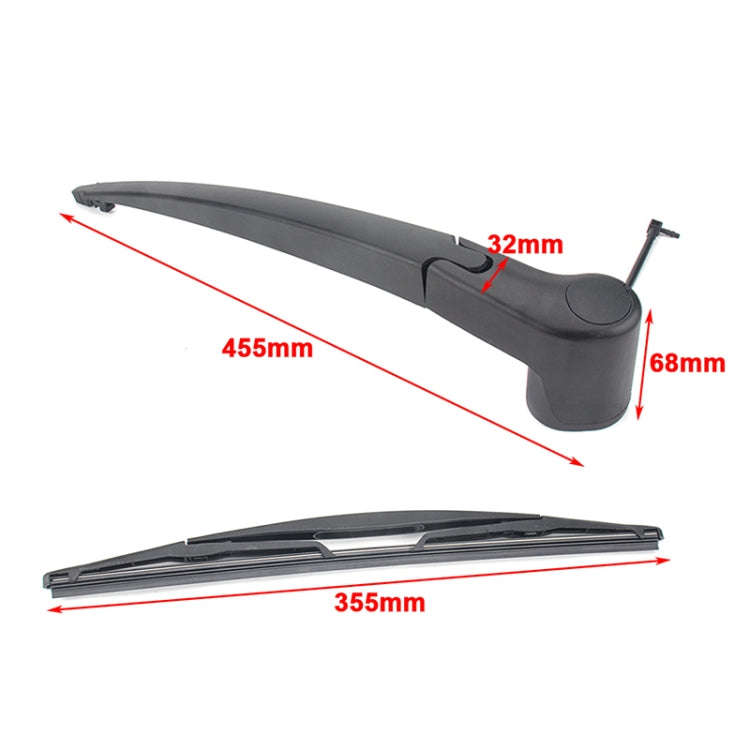 JH-BK15 For Buick Rainier 2007-2017 Car Rear Windshield Wiper Arm Blade Assembly 15232653