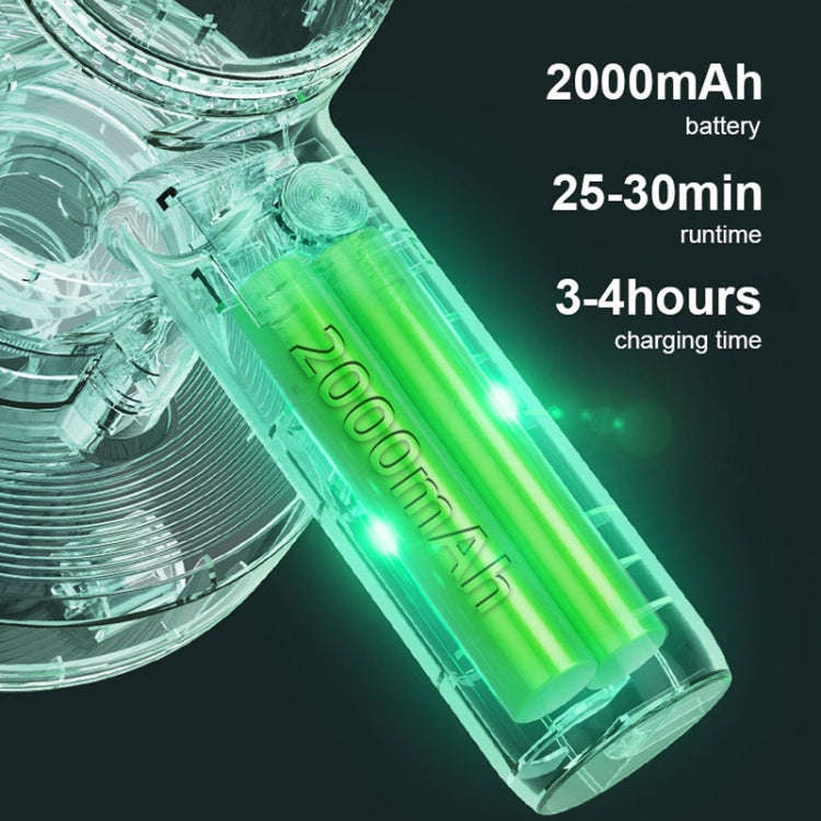 ST-6643 Car Wireless Handheld Vacuum Cleaner(Green)