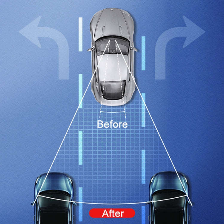 SHUNWEI SD-2415 Car Anti-glare Rear-view Mirror, Size: 299 x 90mm