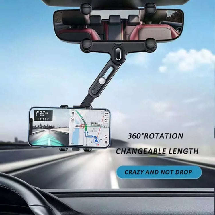 Snap-on Rearview Mirror Car Phone Holder In-Car Navigation Bracket