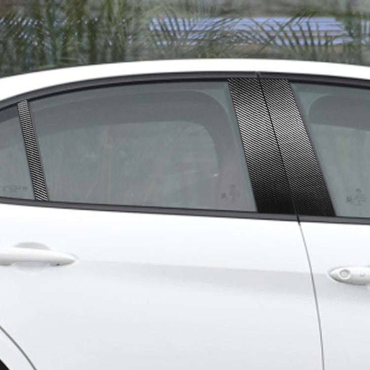 For Alfa Romeo Giulia Carbon Fiber Car B / C / Middle Pillar Door Window Decorative Sticker,Left ...