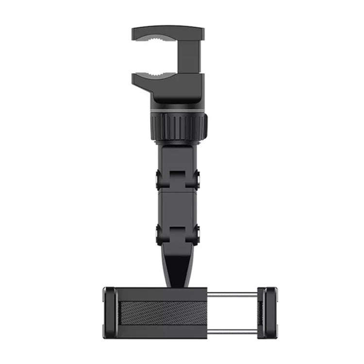 1st Generation Multifunctional Car Rearview Mirror Rear Seat Mobile Phone Holder (Grey)