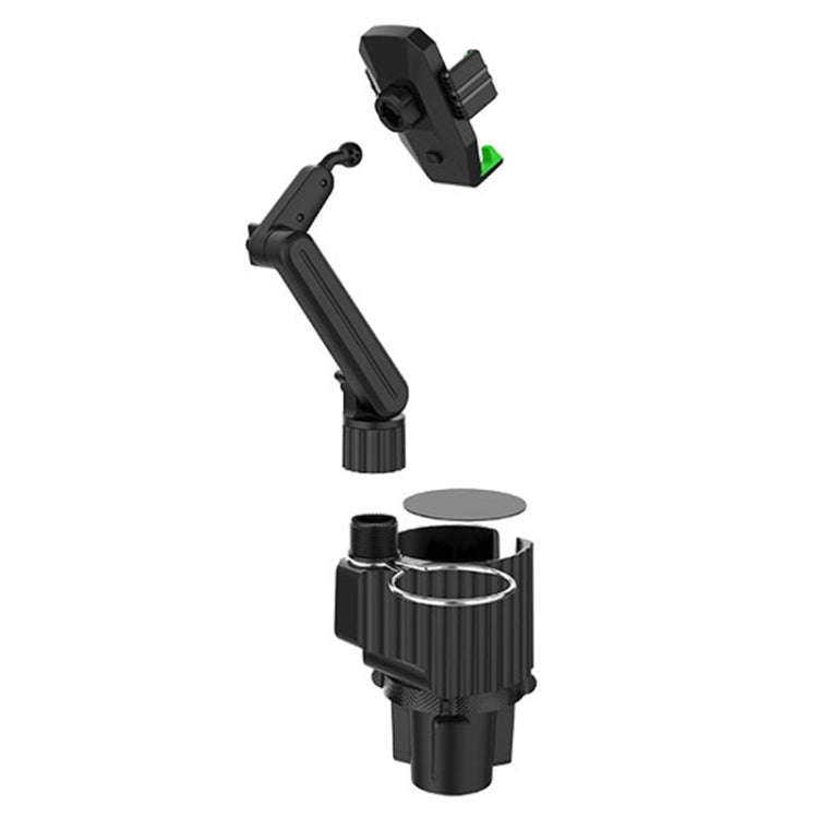 Car Beverage Rack Water Cup Mobile Phone Holder, Green