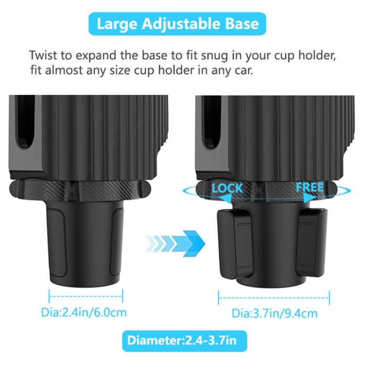 Car Beverage Rack Water Cup Mobile Phone Holder, Green