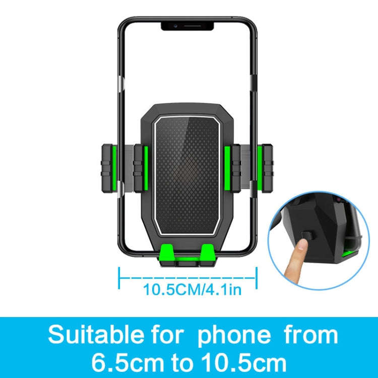 Car Beverage Rack Water Cup Mobile Phone Holder, Green