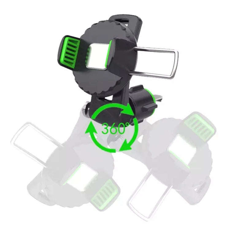Multifunctional Car Air Conditioner Air Outlet Phone Holder (Black)