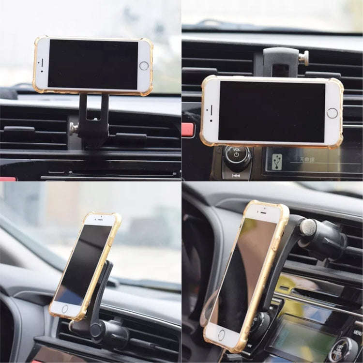 Multifunctional Car Air Conditioner Air Outlet Magnetic Phone Holder (Green)