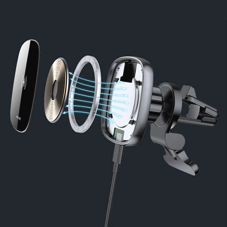 15W Car Magnetic Wireless Charger Mobile Phone Wireless Charger Stand