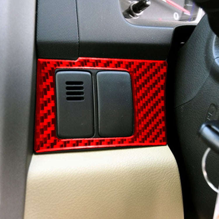 2 PCS Set for Honda CRV 2007-2011 Carbon Fiber Car Central Control Card Box Panel Decorative Stic...