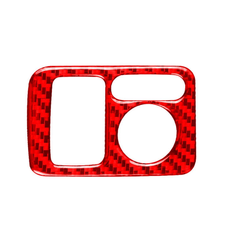 For Honda CRV 2007-2011 Car Carbon Fiber Rear Mirror Adjustment Switch Frame Decorative Sticker, ...