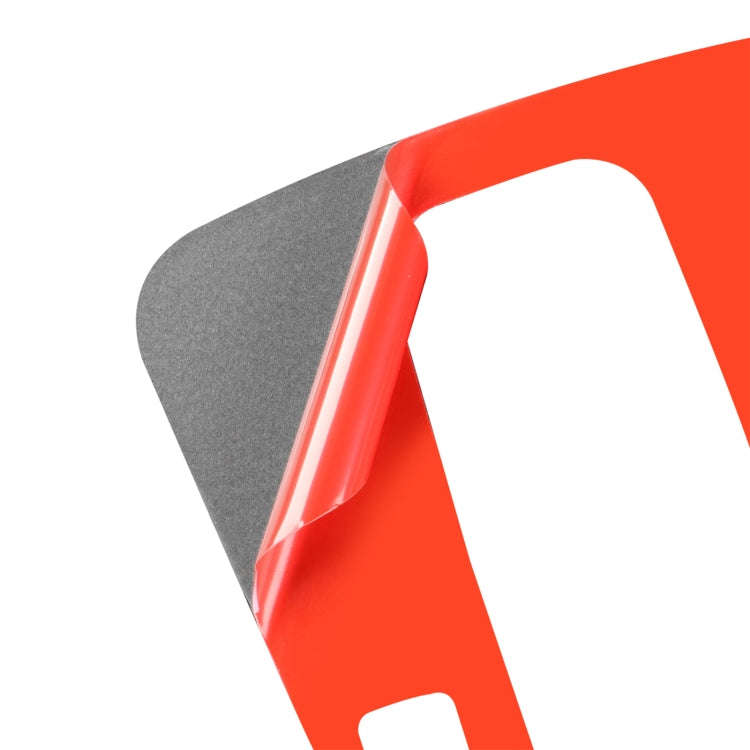 For Honda CRV 2007-2011 Carbon Fiber Car Gear Indicator Frame Decorative Sticker,Left Drive (Red)