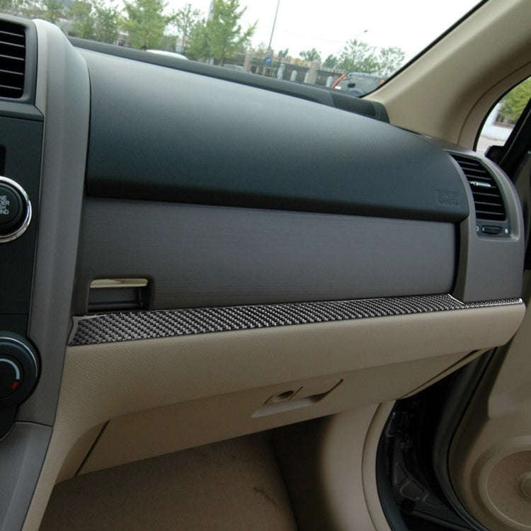 For Honda CRV 2007-2011 Carbon Fiber Car Co-pilot Center Control Trim Decorative Sticker,Left Dri...