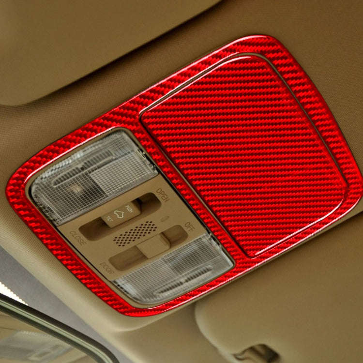 2 PCS Set  for Honda CRV 2007-2011 Carbon Fiber Car Front Reading Light Panel Decorative Sticker,...