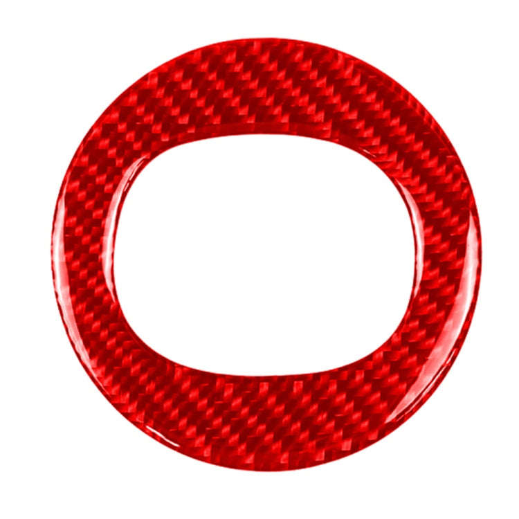 Car Carbon Fiber Steering Wheel Decorative Sticker for Mazda CX-5 2017-2018, Left and Right Drive...
