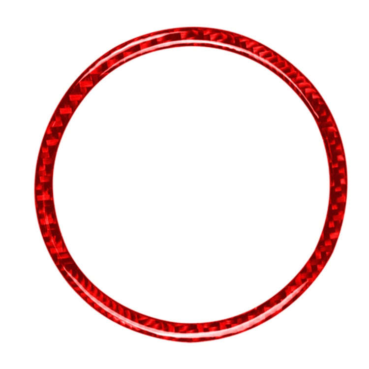 Car Carbon Fiber Steering Wheel Decorative Sticker for Mazda 3 Axela 2017-2018, Left and Right Dr...