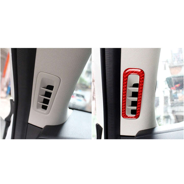 Car Carbon Fiber A-pillar Air Outlet Decorative Sticker for Mazda CX-5 2017-2018, Left and Right ...