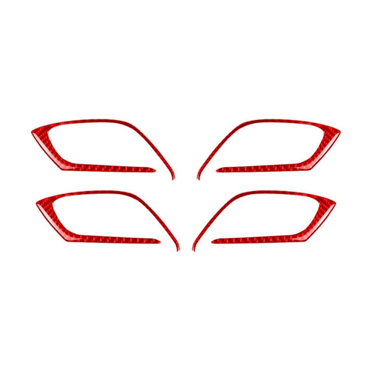 Car Carbon Fiber Inside Door Handle Decorative Sticker for Mazda CX-5 2017-2018, Left and Right D...