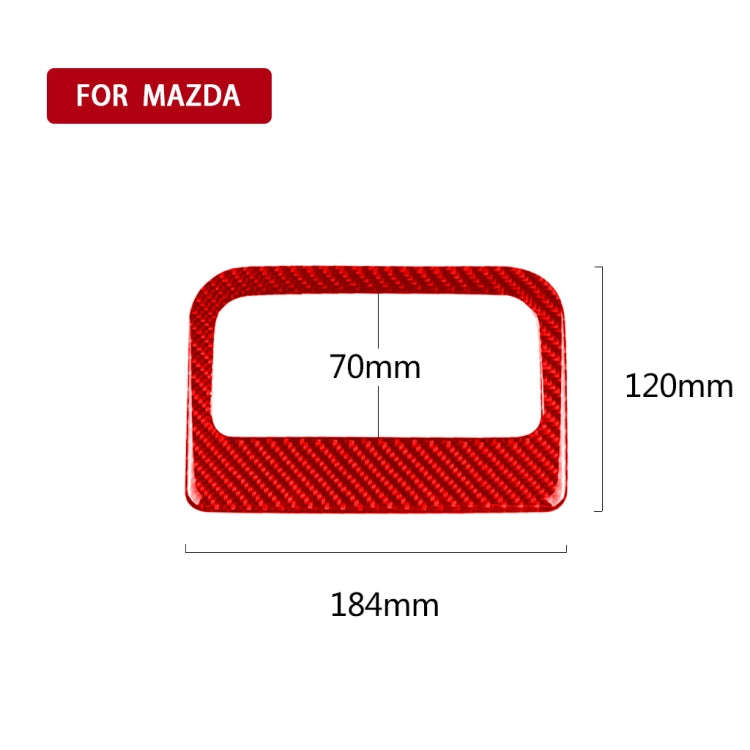 Car Carbon Fiber Rear Air Outlet Decorative Sticker for Mazda CX-5 2017-2018, Left and Right Driv...