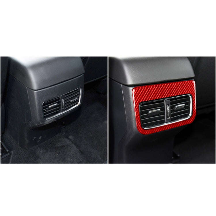 Car Carbon Fiber Rear Air Outlet Decorative Sticker for Mazda CX-5 2017-2018, Left and Right Driv...