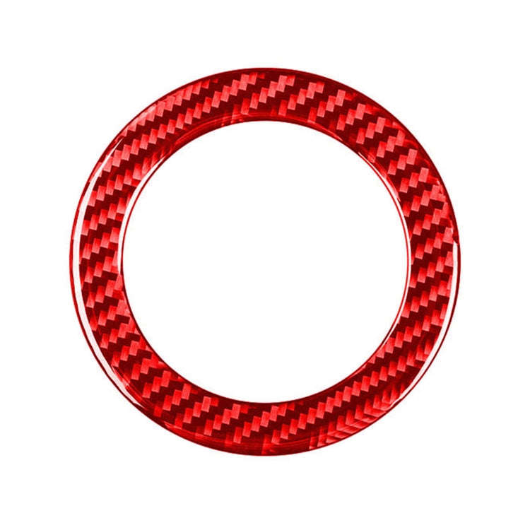 Car Carbon Fiber Steering Wheel Decorative Sticker for Toyota RAV4 2006-2013, Left and Right Driv...