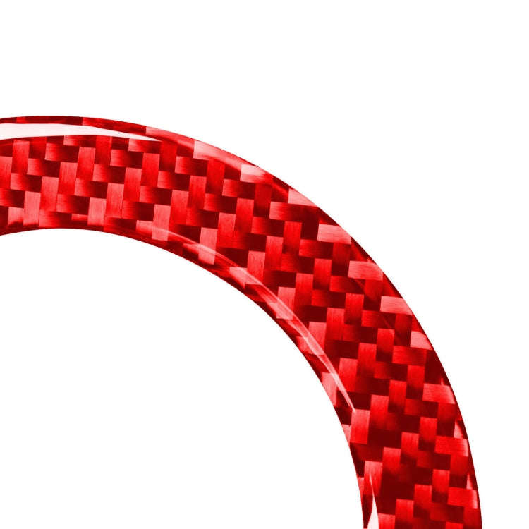Car Carbon Fiber Steering Wheel Decorative Sticker for Toyota RAV4 2006-2013, Left and Right Driv...