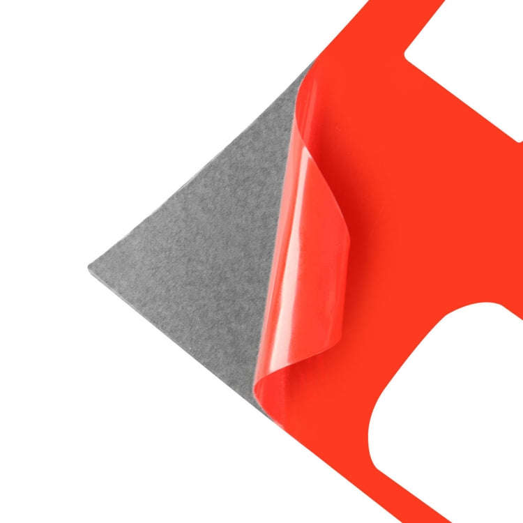 Car Carbon Fiber Handbrake Panel Decorative Sticker for Toyota RAV4 2006-2013, Left Drive (Red)