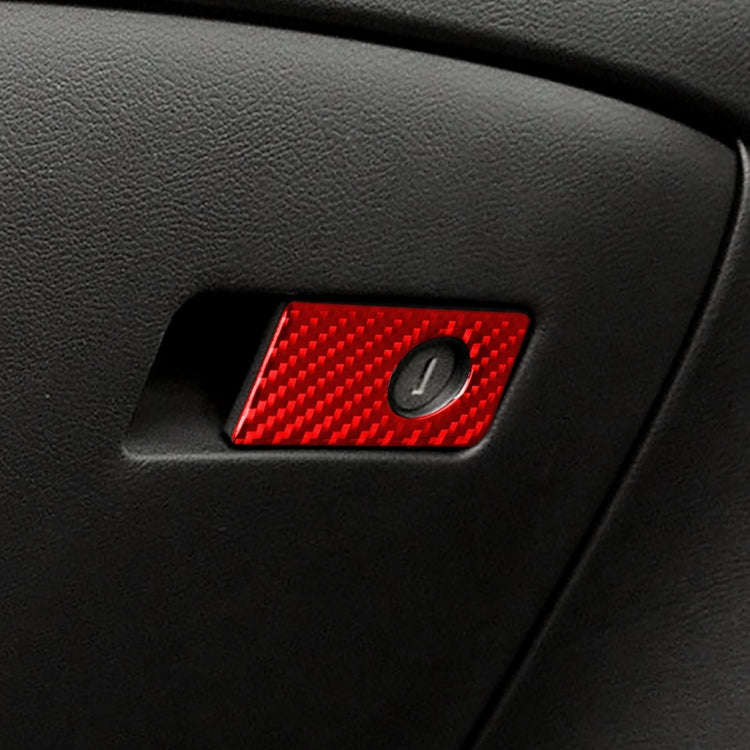 Car Carbon Fiber Front Passenger Seat Handle Box Decorative Sticker for Infiniti Q50 2014-2020, R...