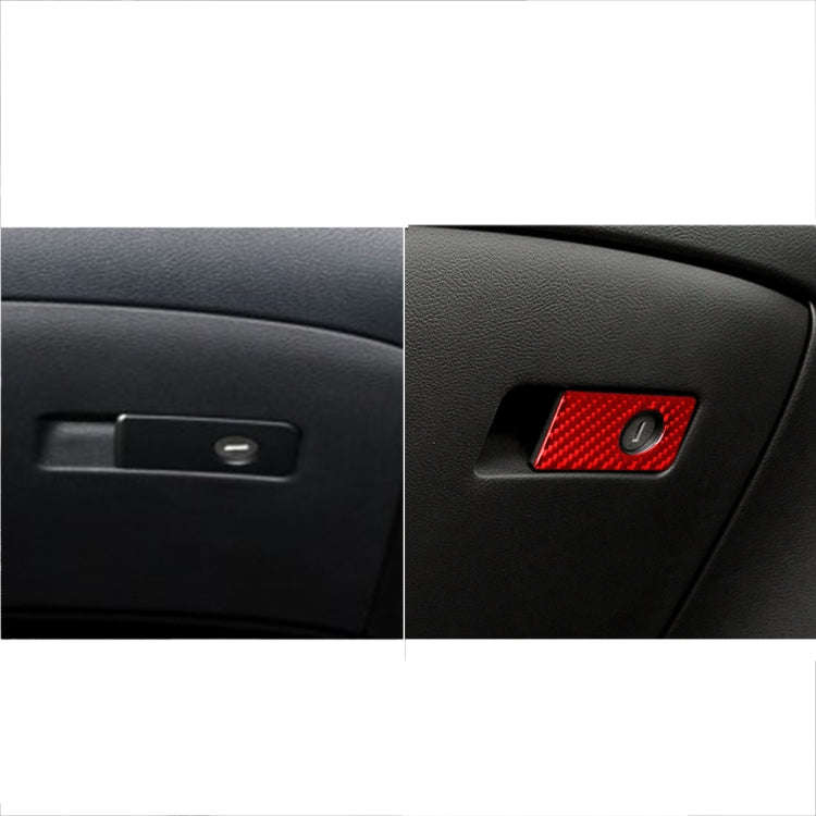 Car Carbon Fiber Front Passenger Seat Handle Box Decorative Sticker for Infiniti Q50 2014-2020, R...