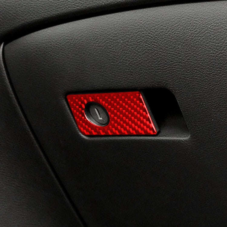 Car Carbon Fiber Front Passenger Seat Handle Box Decorative Sticker for Infiniti Q50 2014-2020, L...