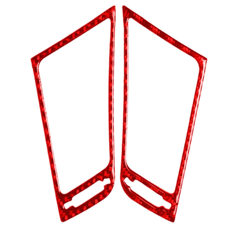 Car Carbon Fiber Central Air Outlet Decorative Sticker for Infiniti Q50 2014-2020, Left and Right...
