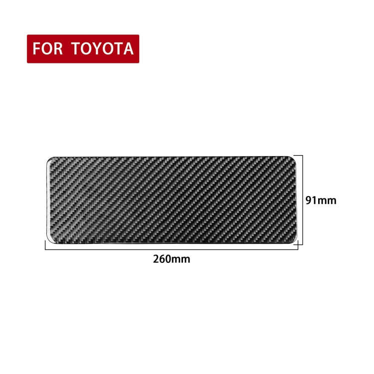 Car Carbon Fiber Steering Wheel Lower Panel Decorative Sticker for Toyota Highlander 2014-2019, L...