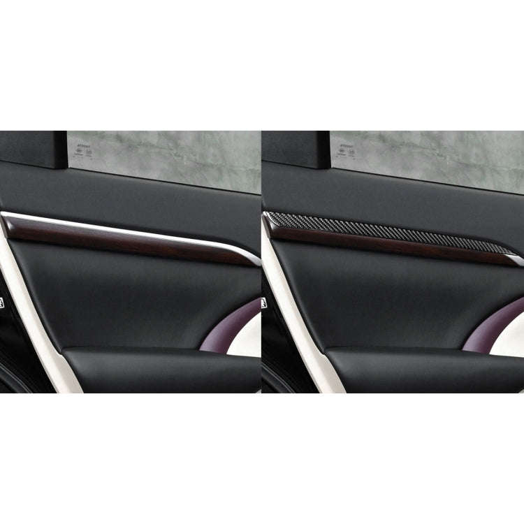 Car Carbon Fiber Door Trim Decorative Strip for Toyota Highlander 2014-2019, Left Drive