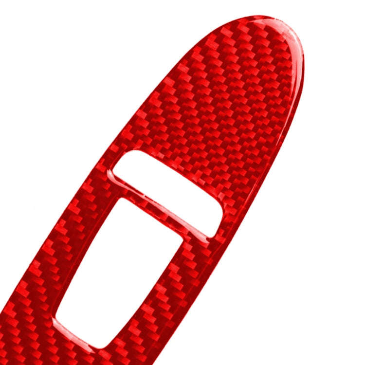 Car Carbon Fiber B Style Window Glass Lift Panel Decorative Sticker for Infiniti Q50 2014-2020, L...