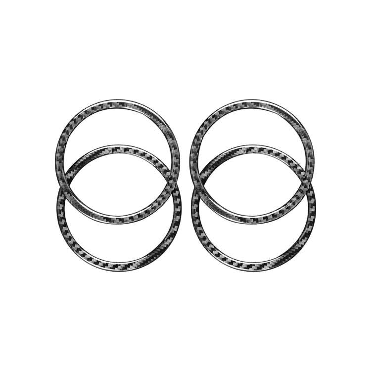 Car Door Horn Ring Decorative Sticker for BMW F52 1 Series Sedan 2017-2019, Left Drive