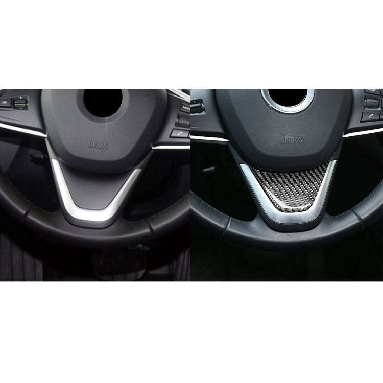 Car Steering Wheel Decorative Sticker for BMW F52 1 Series Sedan 2017-2019, Left Drive