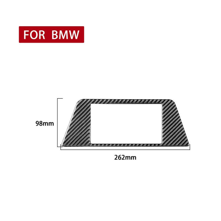 Car Navigation Panel Decorative Sticker for BMW F52 1 Series Sedan 2017-2019, Left Drive