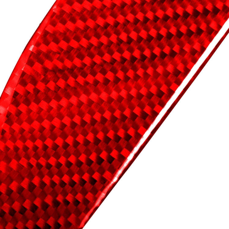 Car Inner Door Bowl Decorative Sticker for Volvo V60 2010-2017, Left and Right Drive (Red)
