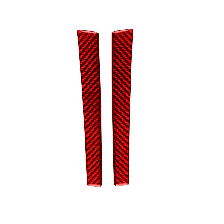 Car Handrail Cup Holder Decorative Sticker for Volvo V60 2010-2017, Left and Right Drive(Red)